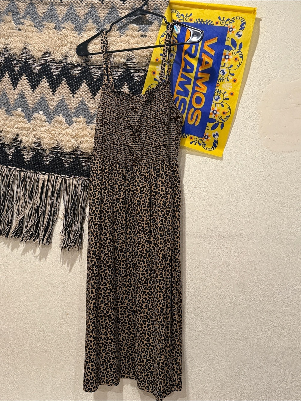 Old Navy Leopard Print Maxi Dress - Brown & Black